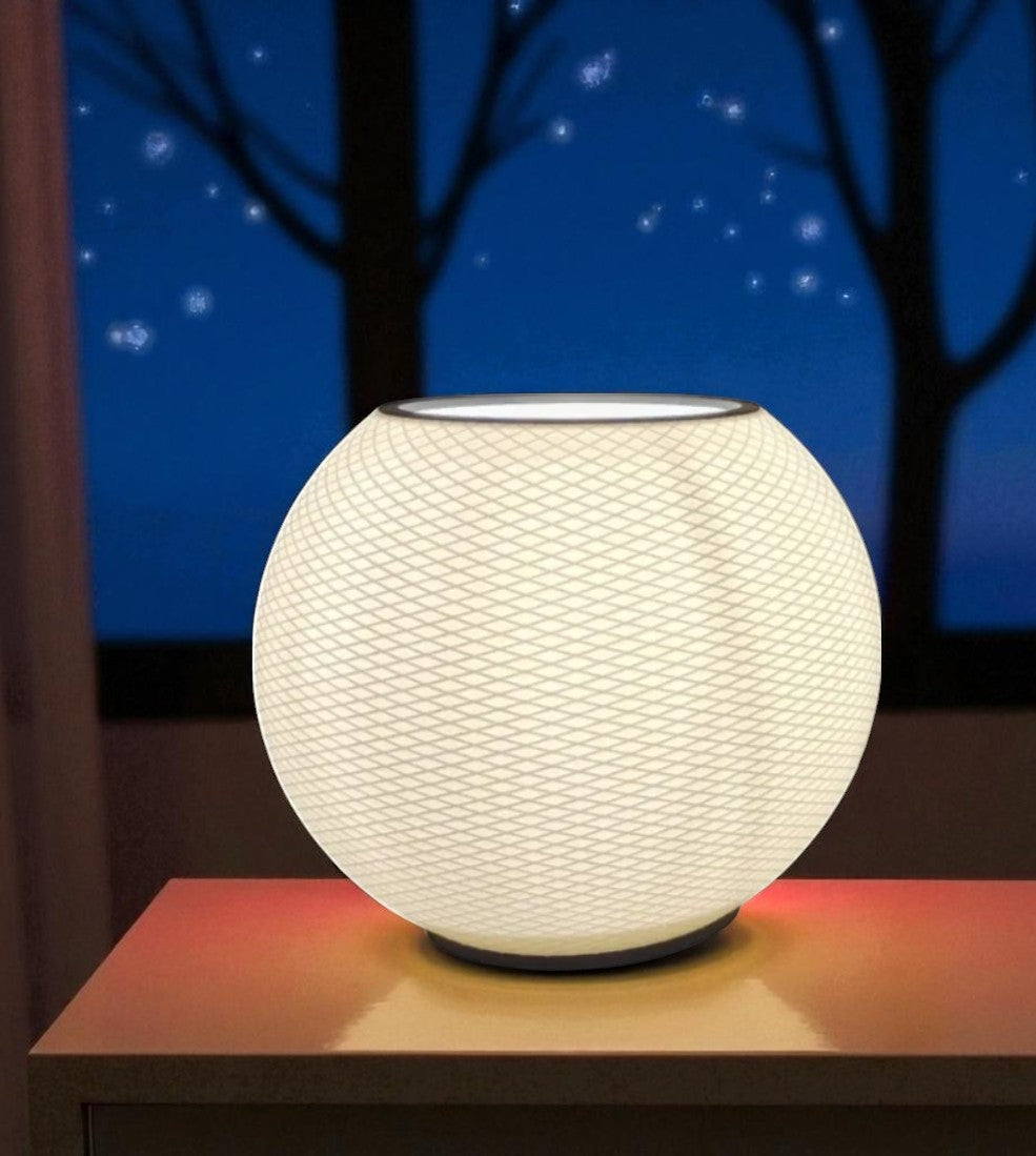 Sfera –  Επιτραπέζιο Φωτιστικό με Υφή Πλέγματος