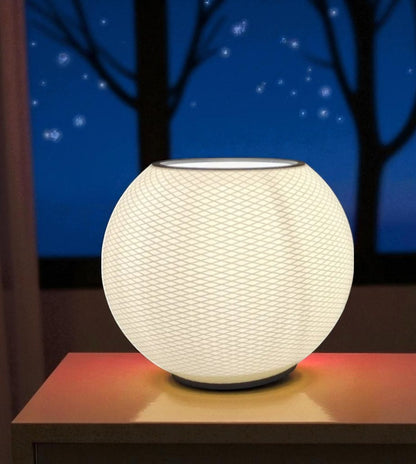 Sfera –  Επιτραπέζιο Φωτιστικό με Υφή Πλέγματος