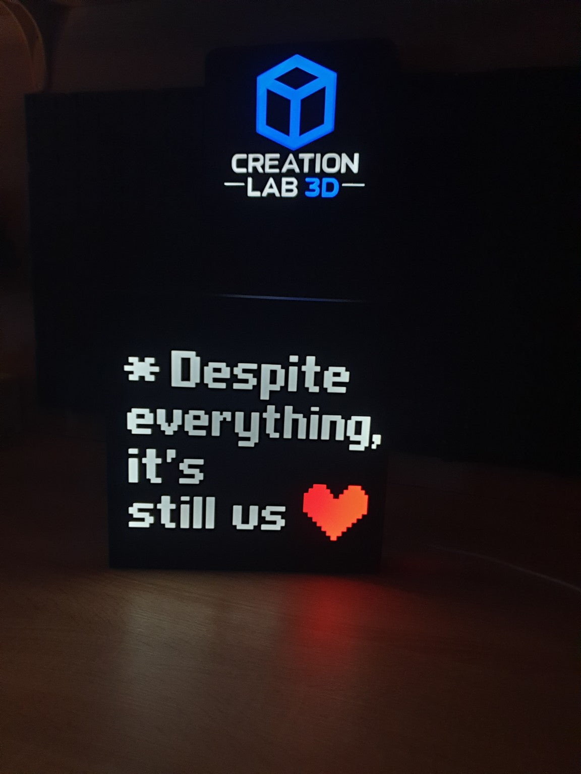 Custom Επιτραπέζιο Lightbox  – Το Δικό σου Σχέδιο | Personalized Custom LED Lightbox