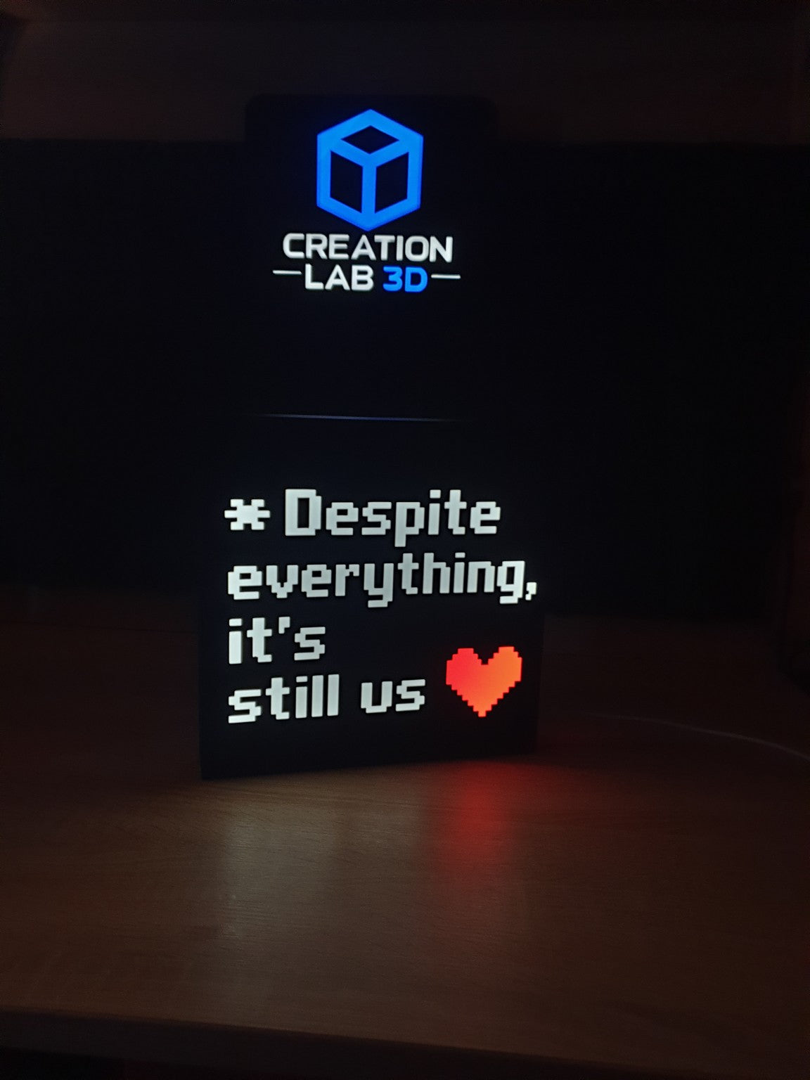 Custom Επιτραπέζιο Lightbox  – Το Δικό σου Σχέδιο | Personalized Custom LED Lightbox
