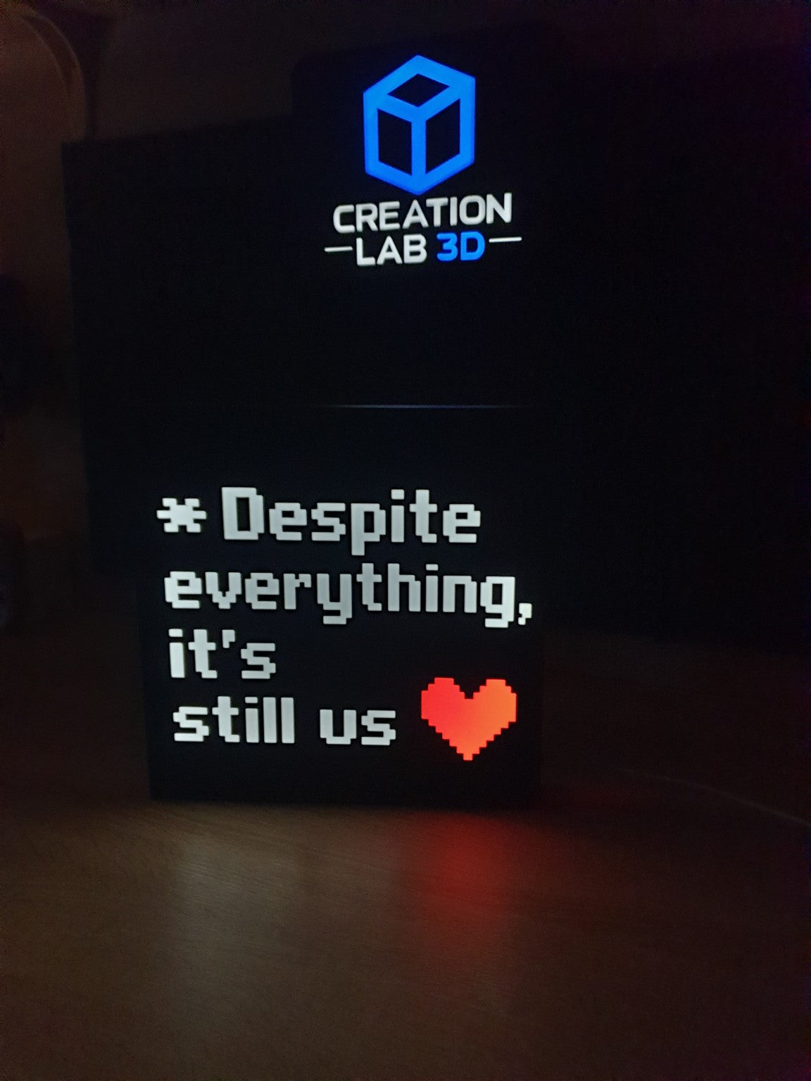 Custom Επιτραπέζιο Lightbox  – Το Δικό σου Σχέδιο | Personalized Custom LED Lightbox