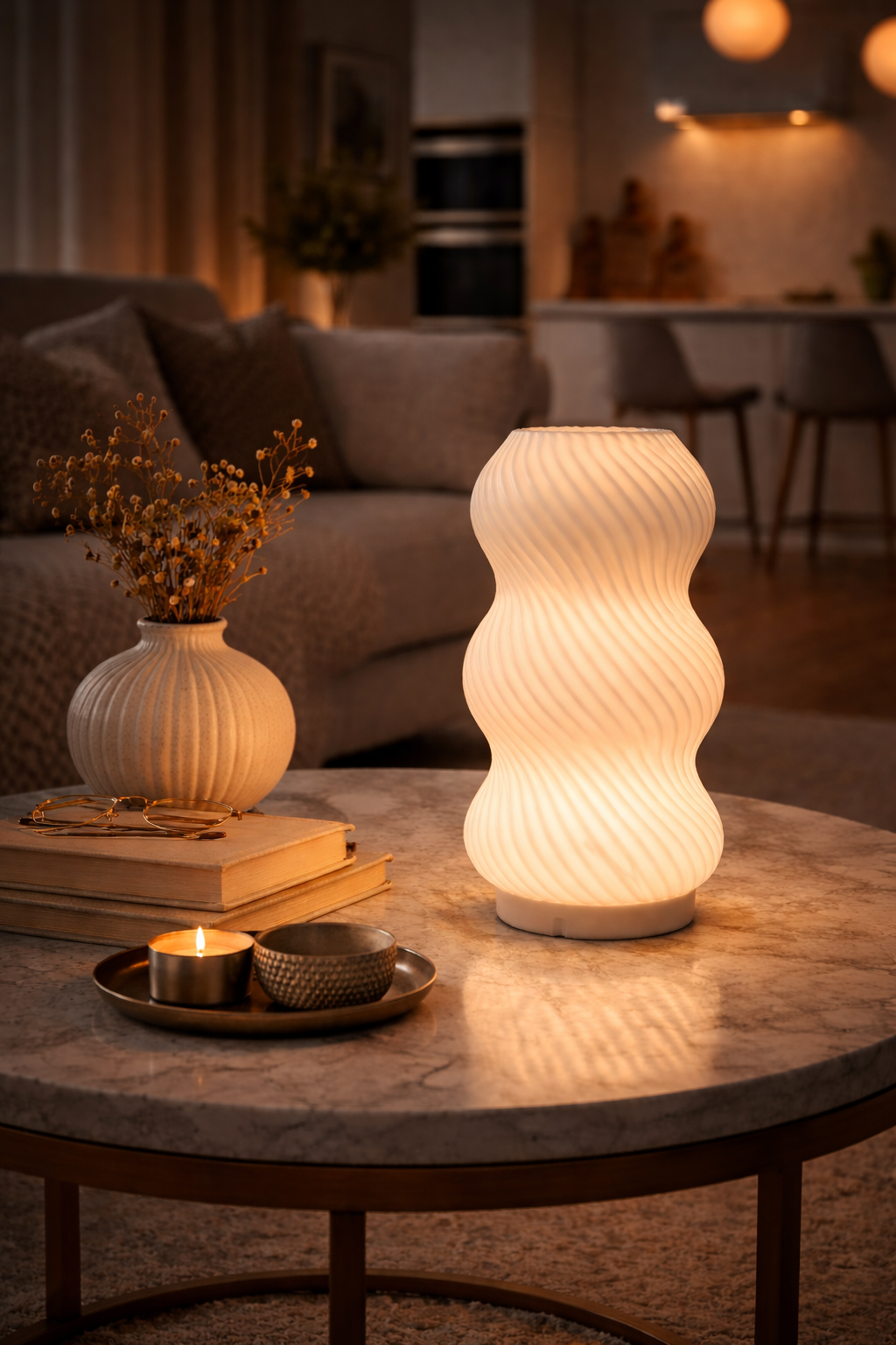 Aeris Glow Lamp – Μοντέρνο Φωτιστικό Ατμόσφαιρας | Ambient Table Lamp
