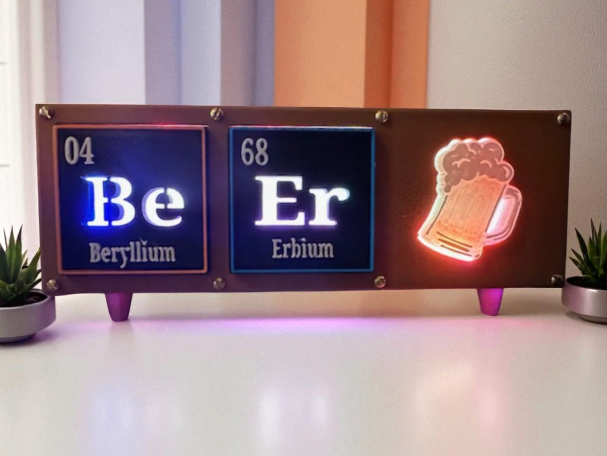 “BeEr Chemistry Light” – 3D Printed Lightbox