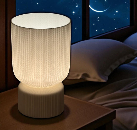 Minimalist Knit Texture –  Table Lamp