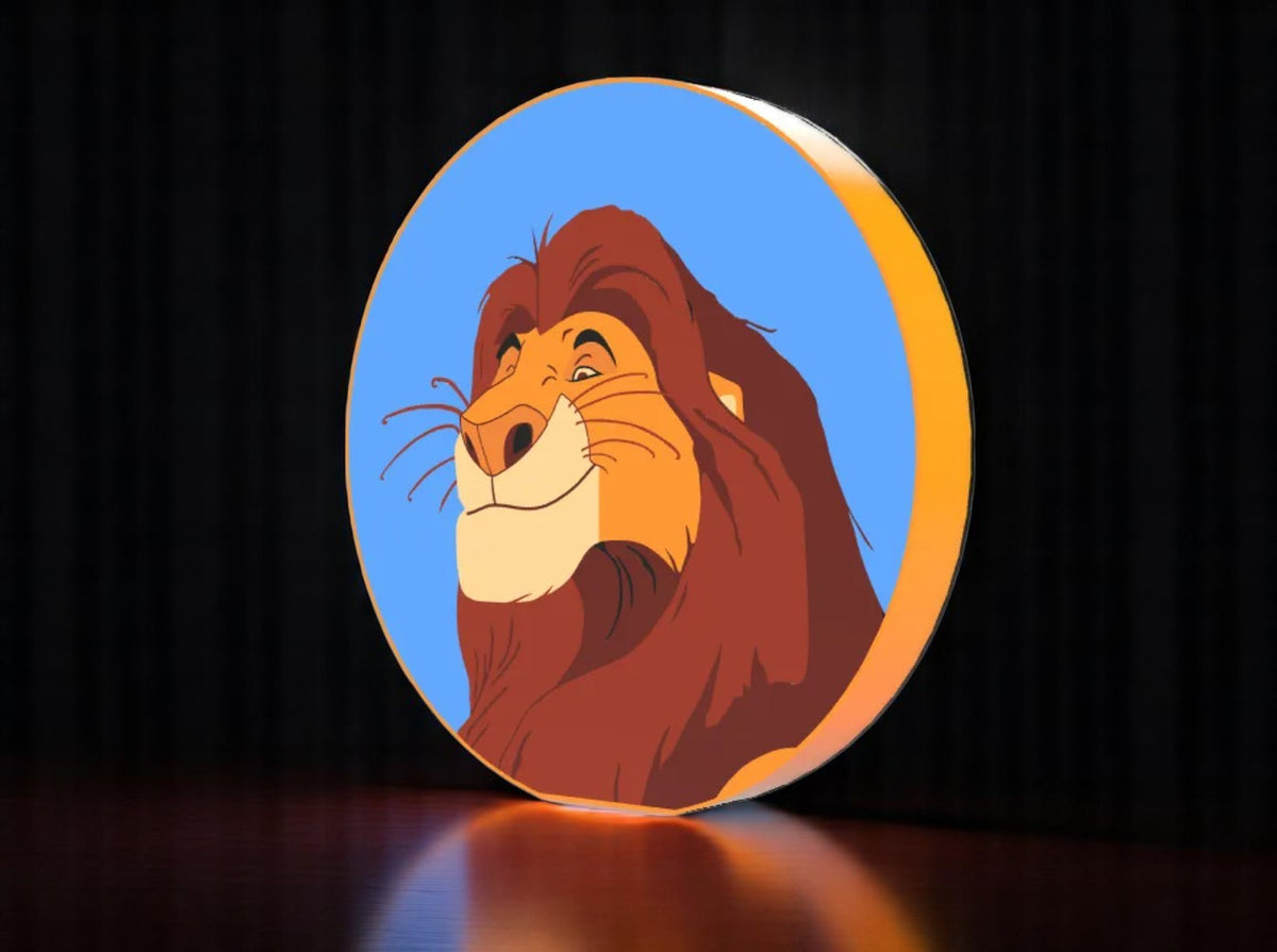 The King of the Jungle-3D Printed Lightbox