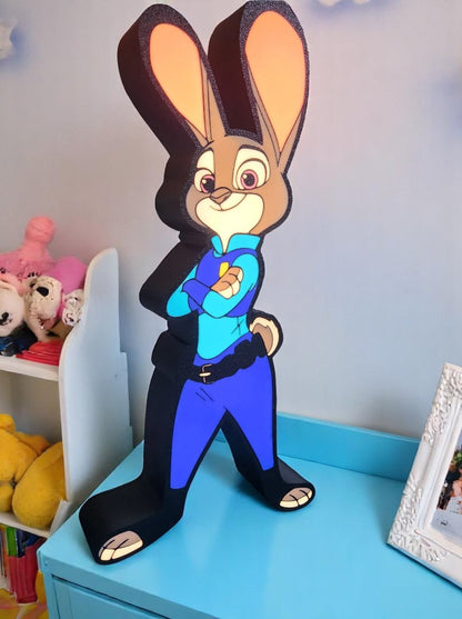 Zootopia 3D Printed Lamp - Light Up Your Room with Your Favorite Heroine!