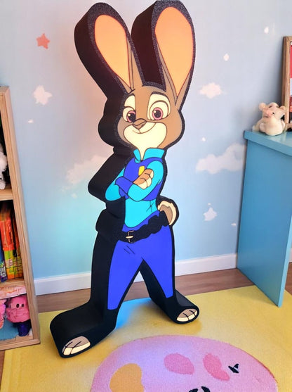 Zootopia 3D Printed Lamp - Light Up Your Room with Your Favorite Heroine!