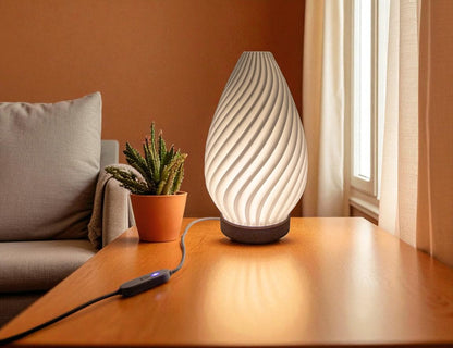Modern Elegant Spiral Ambient Table Lamp