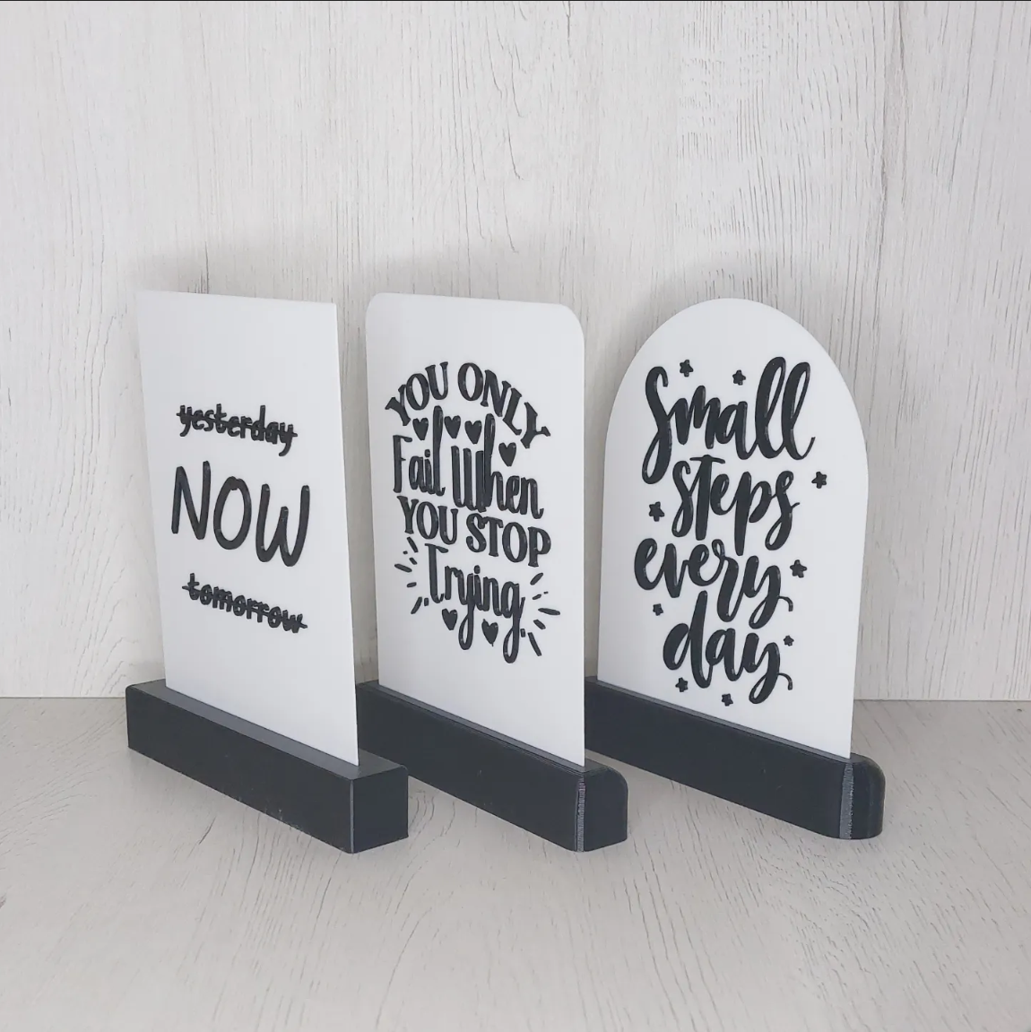Inspirational Desk Signs
