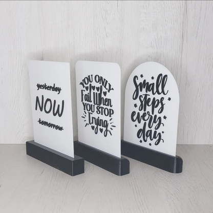 Inspirational Desk Signs