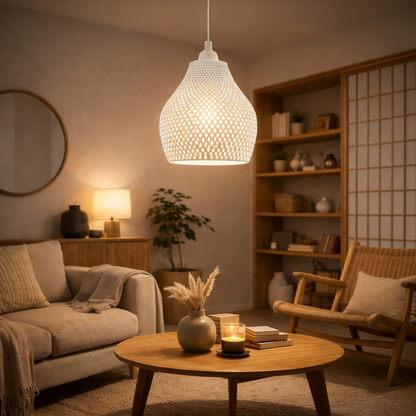 Lattice Glow – Contemporary Ambient Hanging Lamp