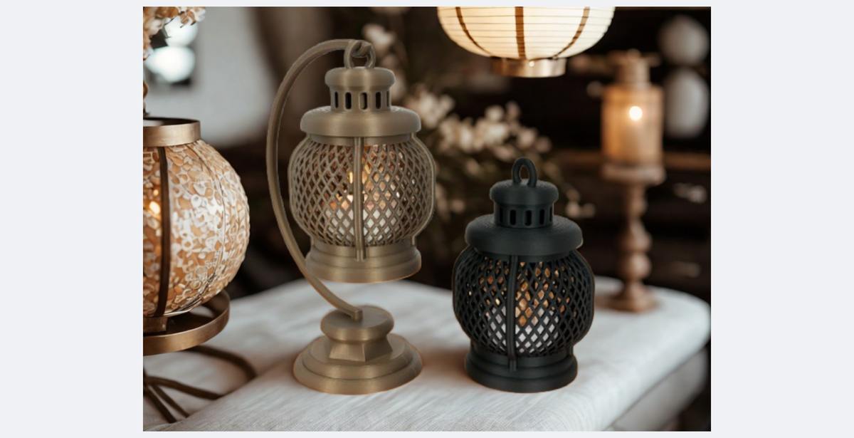 Vintage Glow Lantern Set  / Lantern Duo
