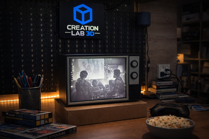 Retro TV Photo Lightbox - Φωτιζόμενη Κορνίζα Τηλεόραση Vintage - Nostalgic Memory Frame