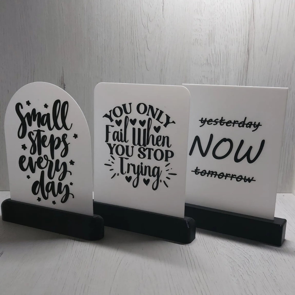 Inspirational Desk Signs