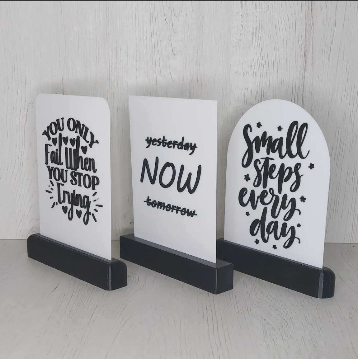 Inspirational Desk Signs