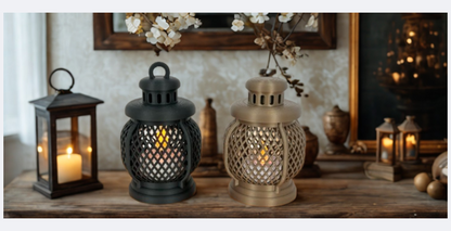 Vintage Glow Lantern Set  / Lantern Duo