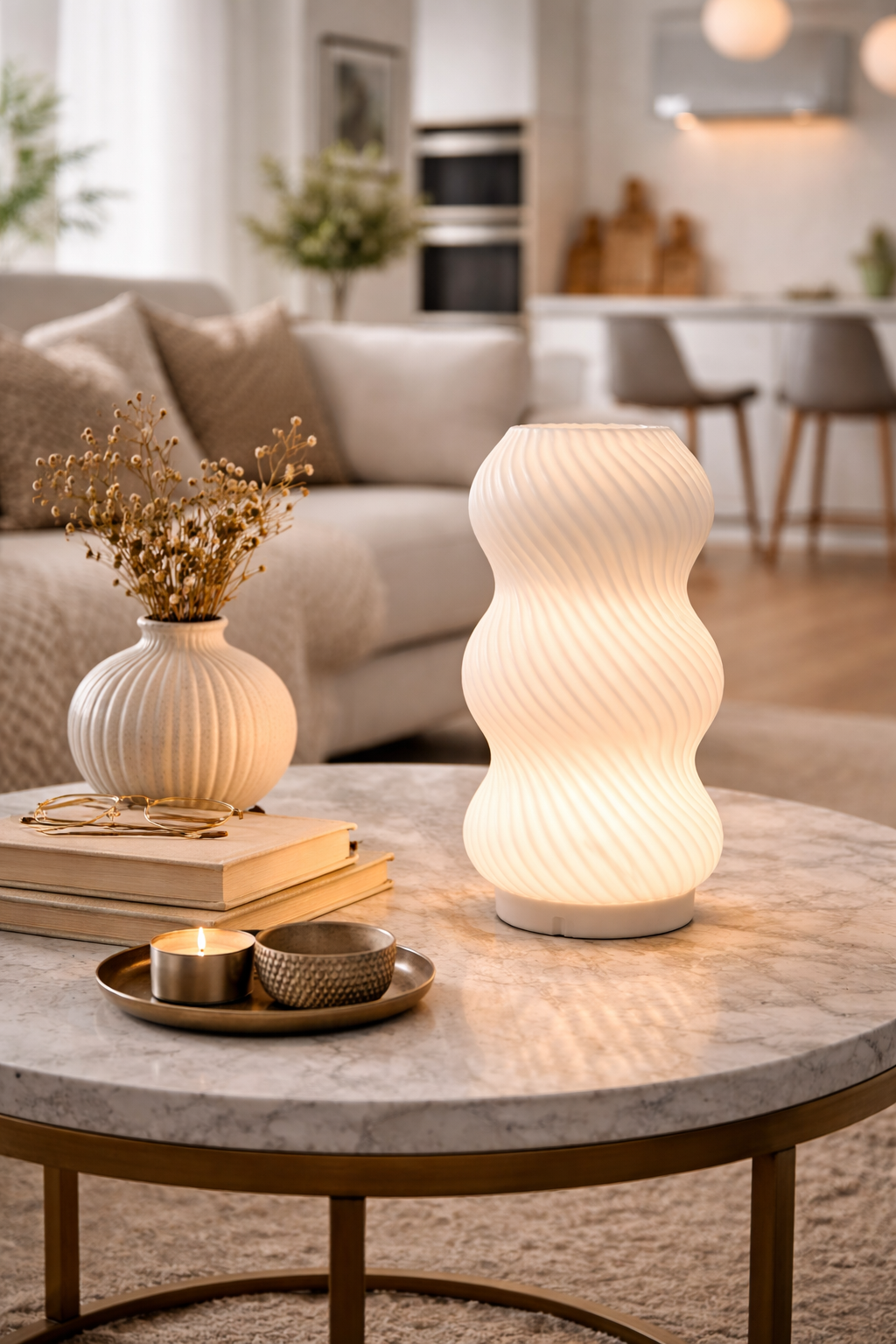 Aeris Glow Lamp – Μοντέρνο Φωτιστικό Ατμόσφαιρας | Ambient Table Lamp