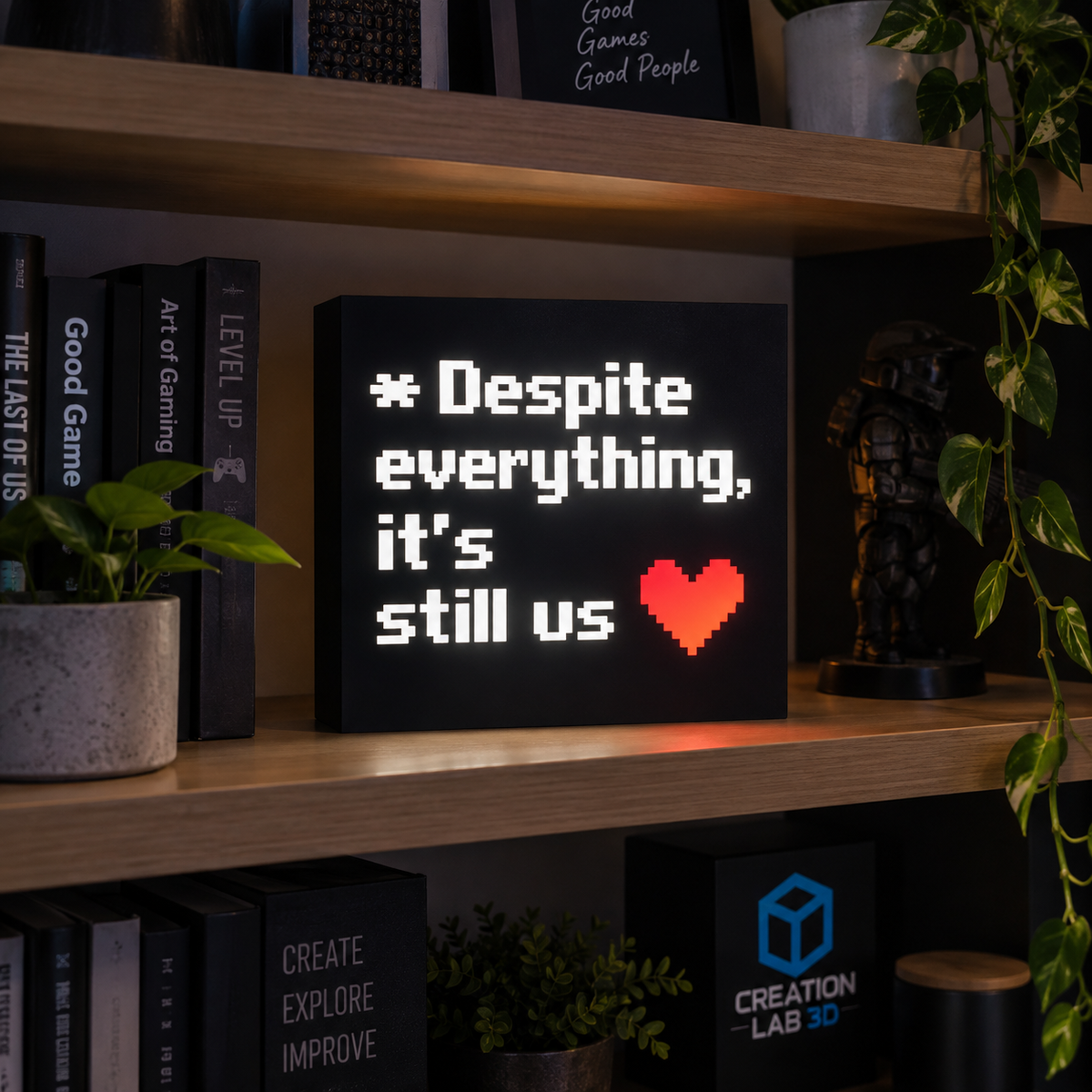 Custom Επιτραπέζιο Lightbox  – Το Δικό σου Σχέδιο | Personalized Custom LED Lightbox