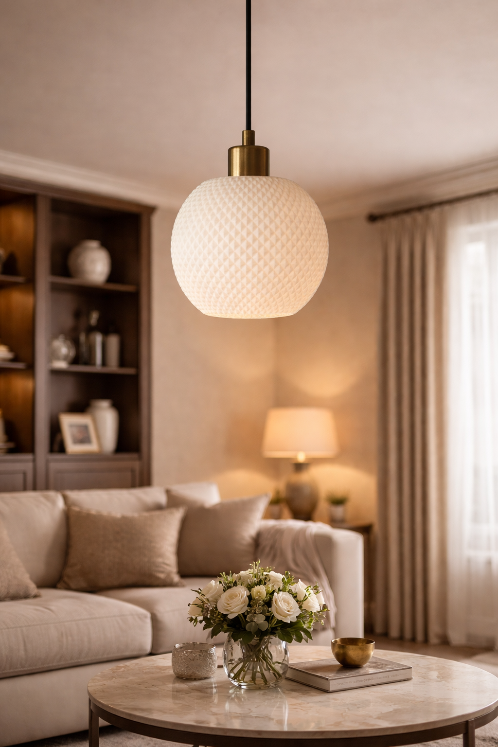 Lumea Ceiling Pendant - Minimal Γεωμετρικό Φωτιστικό Οροφής (Δυνατότητα Custom Χρωμάτων)