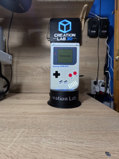 Game Boy LED Lightbox – Retro Handheld Console Lamp | 90s Gaming Nostalgia & Geek Room Decor