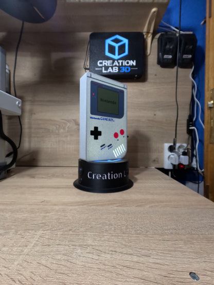 Game Boy LED Lightbox – Retro Handheld Console Lamp | 90s Gaming Nostalgia & Geek Room Decor