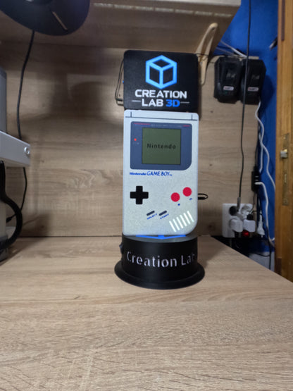 Game Boy LED Lightbox – Retro Handheld Console Lamp | 90s Gaming Nostalgia & Geek Room Decor