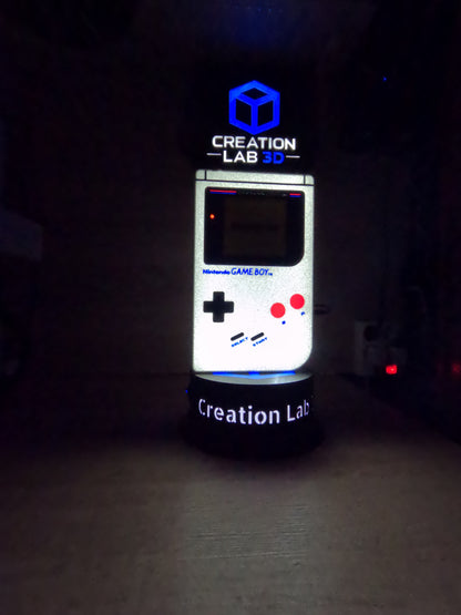 Game Boy LED Lightbox – Retro Handheld Console Lamp | 90s Gaming Nostalgia & Geek Room Decor