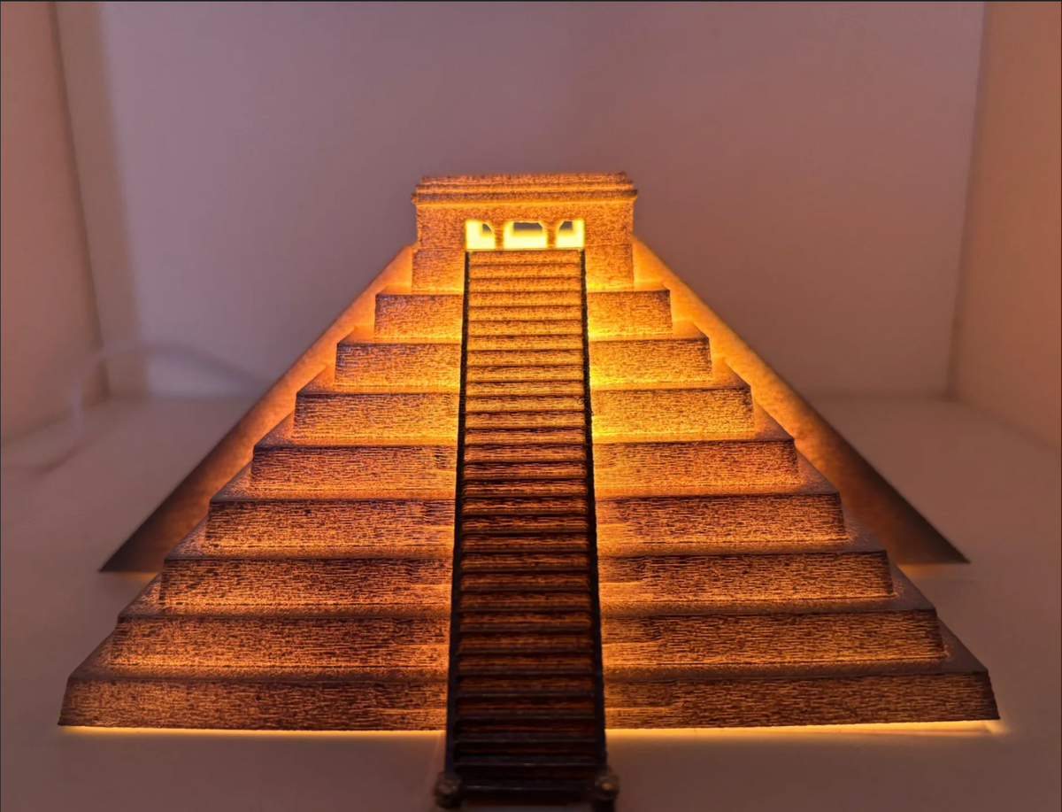 Stunning "Pyramid of Light" Lamp