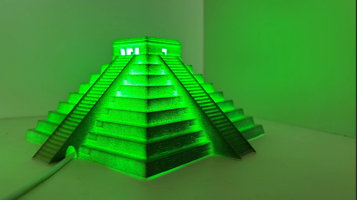 Stunning "Pyramid of Light" Lamp