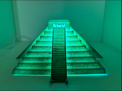 Stunning "Pyramid of Light" Lamp