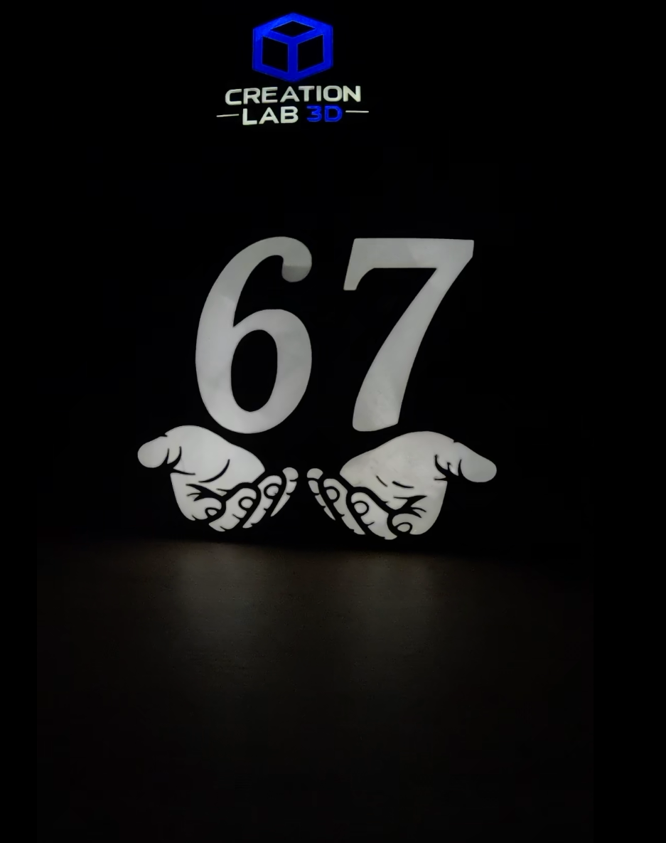 67 Statement Lamp - Μοντέρνο Φωτιστικό Urban Art | "Street Style" Διακόσμηση 