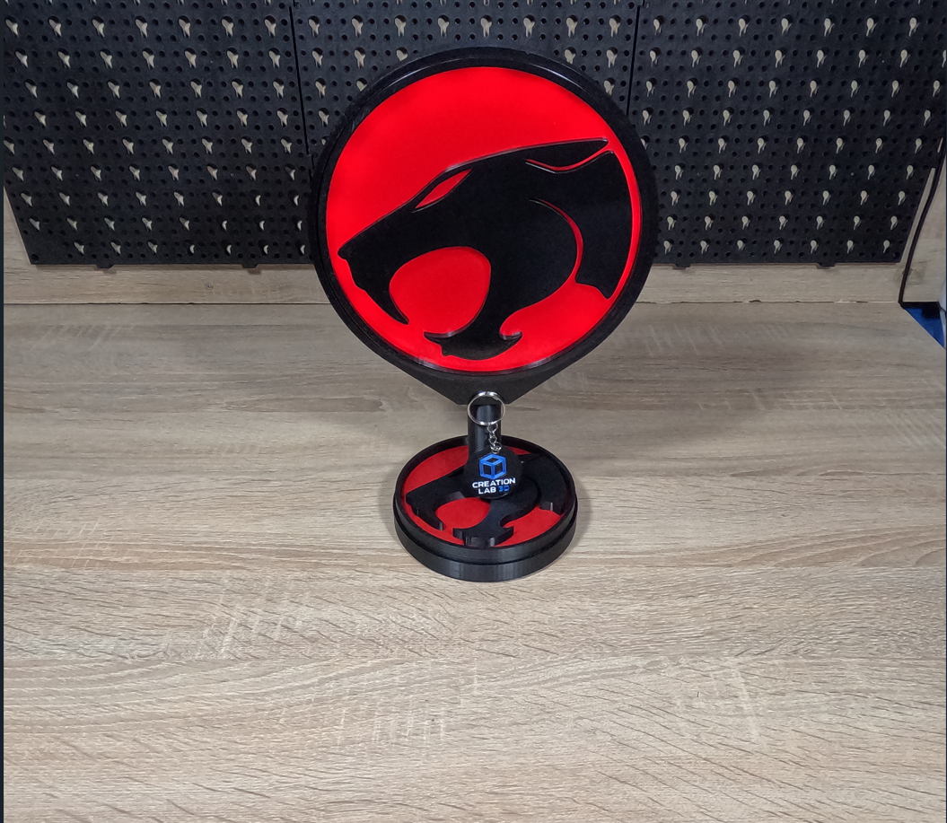 Thundercats LED Sign Lightbox – Retro Cartoon Logo Desk Lamp | 80s Nostalgia Room Decor