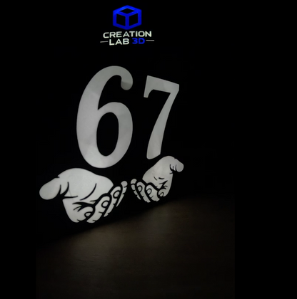 67 Statement Lamp - Μοντέρνο Φωτιστικό Urban Art | "Street Style" Διακόσμηση 