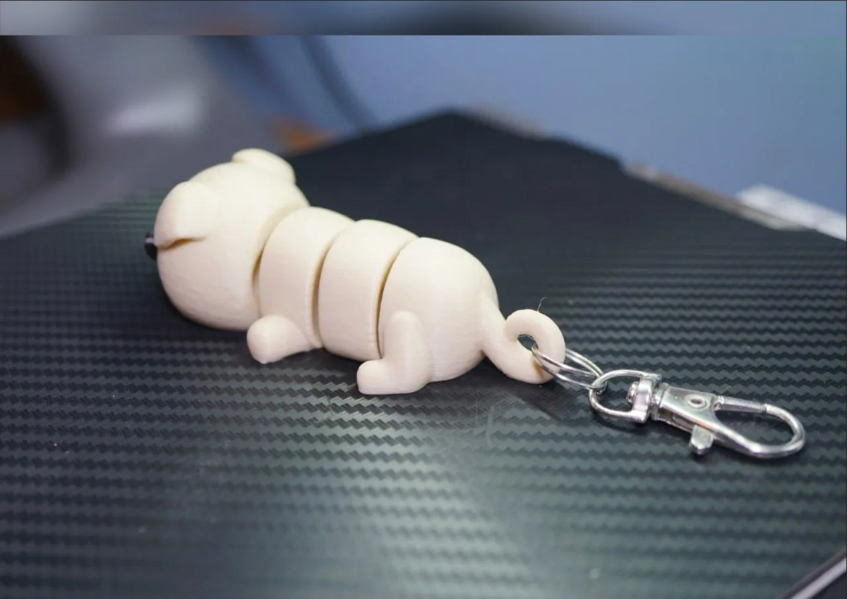 Flexi puppy Keychain