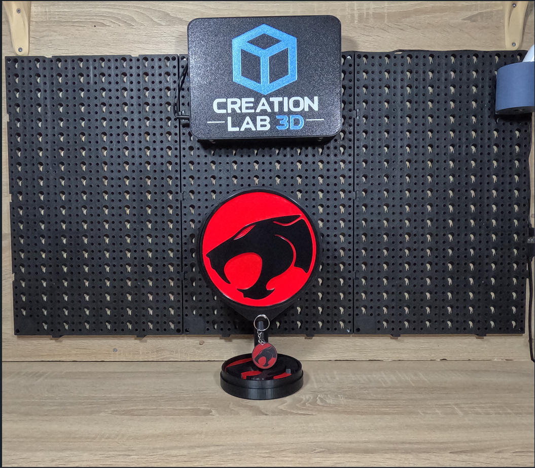 Thundercats LED Sign Lightbox – Retro Cartoon Logo Desk Lamp | 80s Nostalgia Room Decor