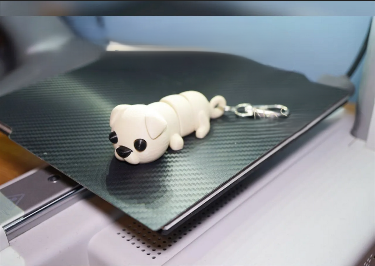 Flexi puppy Keychain