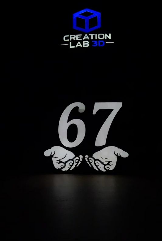 67 Statement Lamp - Μοντέρνο Φωτιστικό Urban Art | "Street Style" Διακόσμηση 