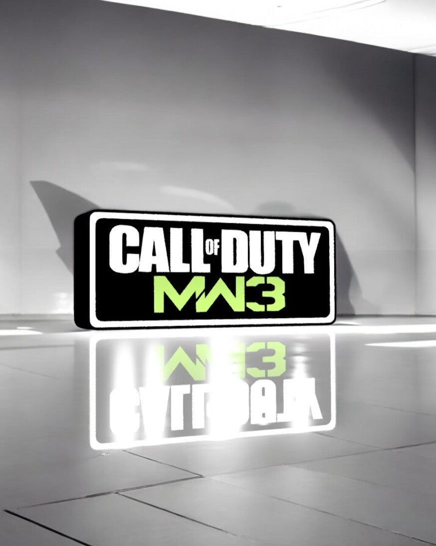 "Call of Duty: Modern Warfare 3 LED Gaming Lamp - Collector's Item"