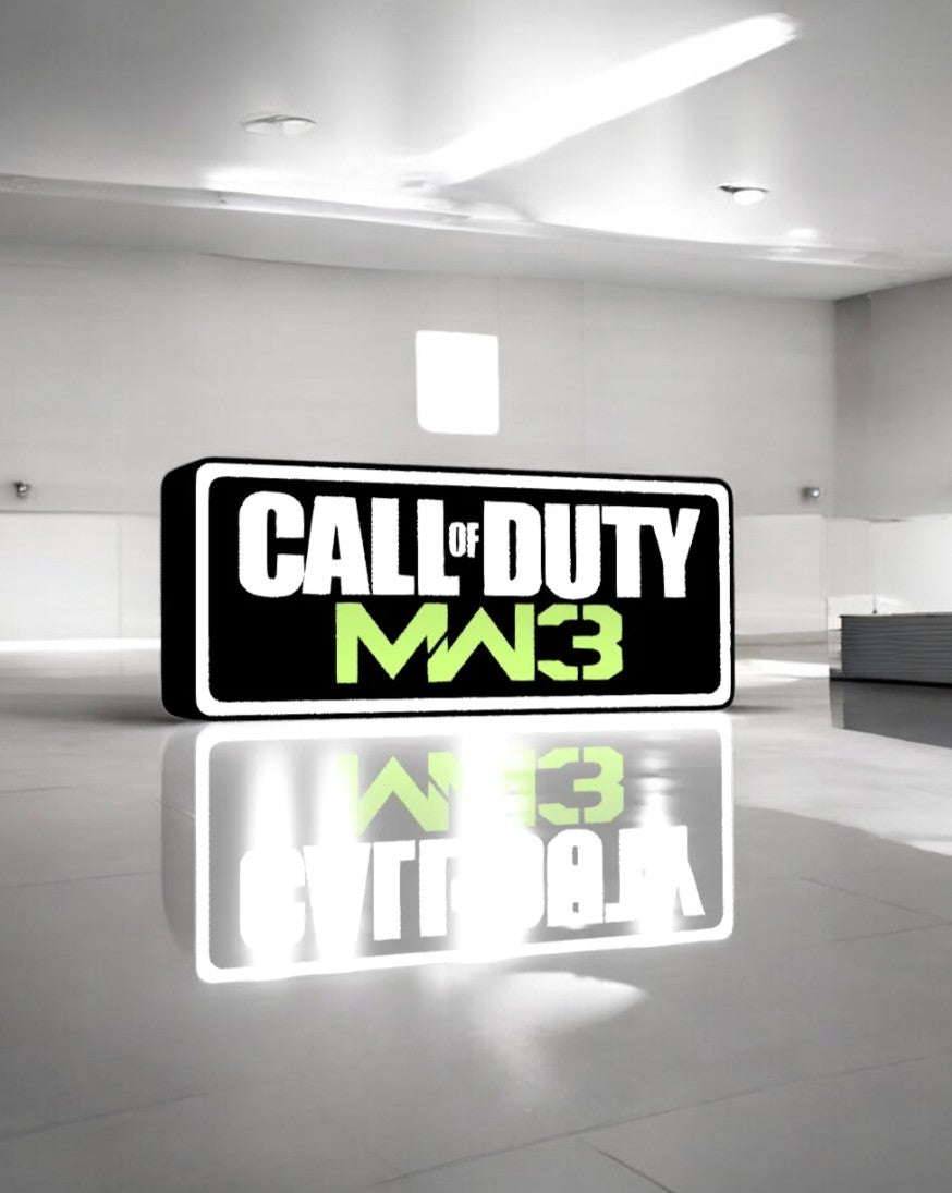 "Call of Duty: Modern Warfare 3 LED Gaming Lamp - Collector's Item"