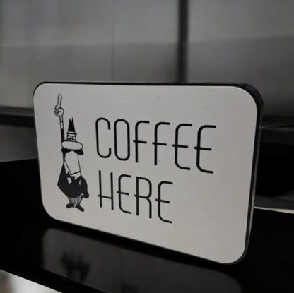 Λάμπα "Coffee Here" - Φωτισμός με Άποψη για τους Λάτρεις του Καφέ