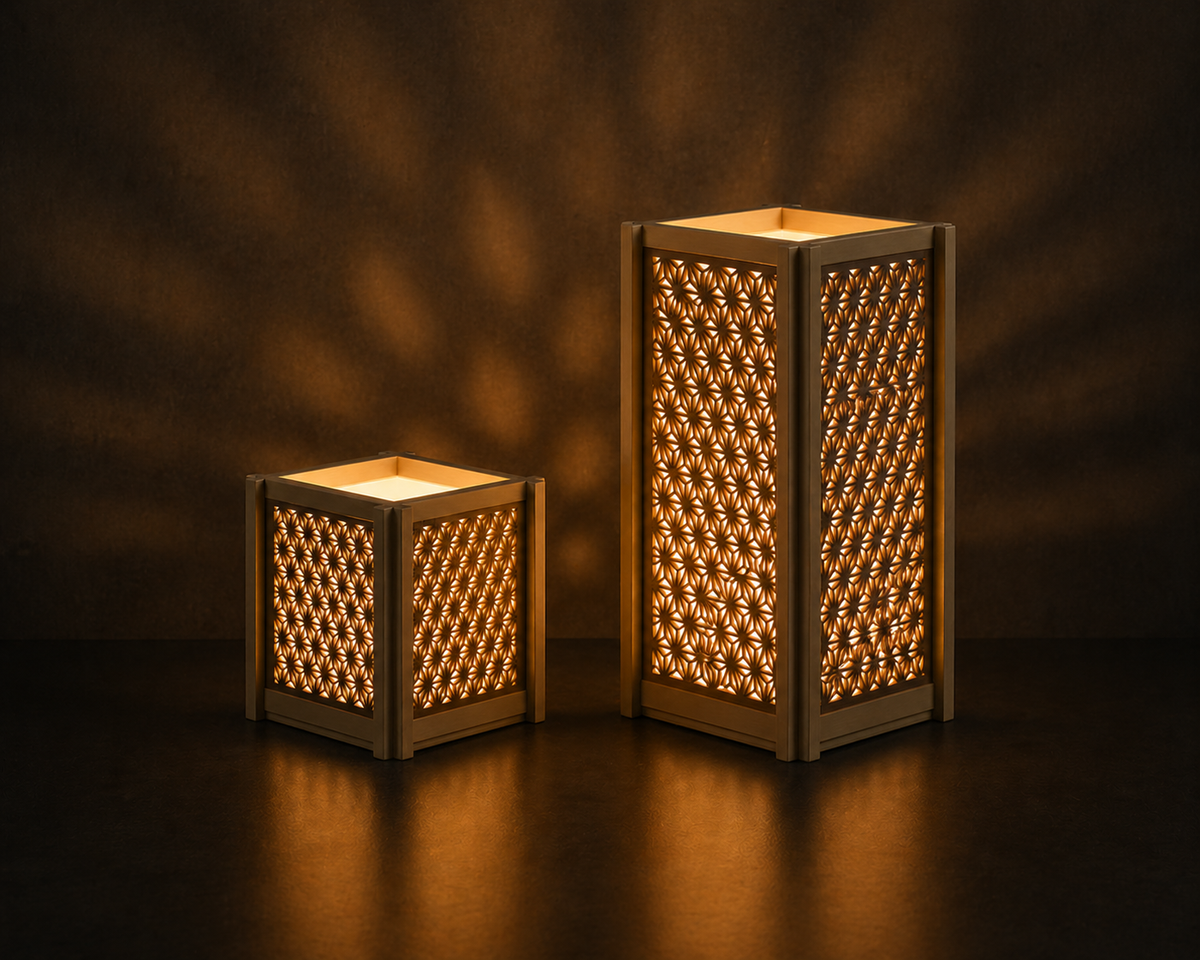 Zen Duo Light Set – Σετ Διακοσμητικών Φωτιστικών Ατμόσφαιρας | Japanese Style Lamp Set