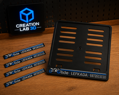 Custom Mini Διαφημιστική Επιγραφή Μοτοσυκλέτας για Βάση Πινακίδας