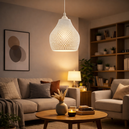 Lattice Glow – Contemporary Ambient Hanging Lamp