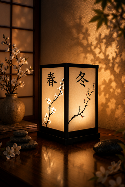Zen Seasons Lamp – Διακοσμητικό Φωτιστικό Τεσσάρων Εποχών | Japanese Style Ambient Lamp