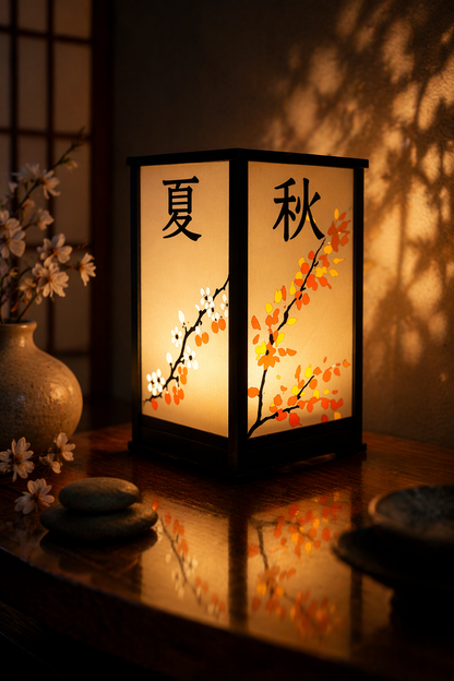 Zen Seasons Lamp – Διακοσμητικό Φωτιστικό Τεσσάρων Εποχών | Japanese Style Ambient Lamp