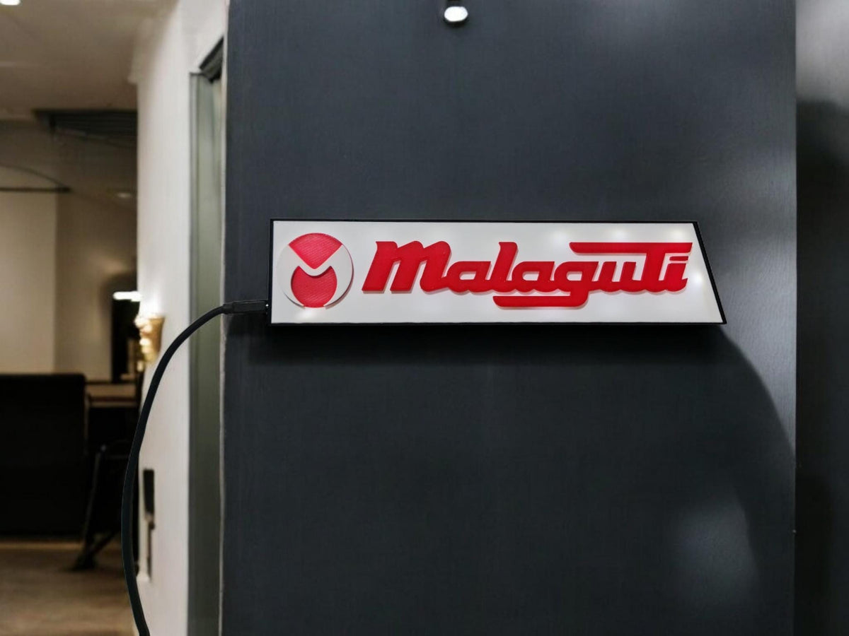 Φωτεινή Επιγραφή Malaguti