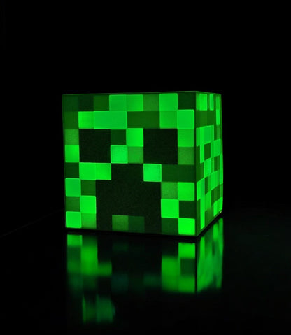 Minecraft Creeper Pixel Glow  Λάμπα 