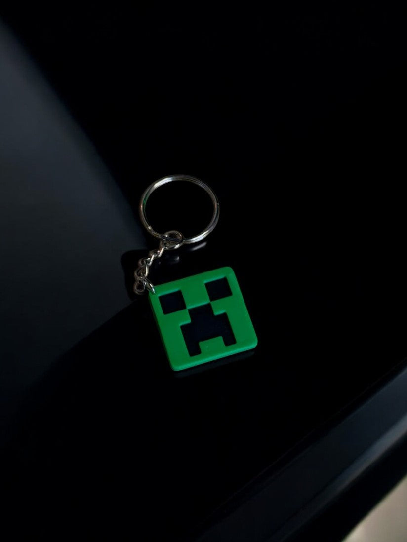 Minecraft Μπρελόκ - Συλλεκτικό Σετ Creeper &  Λογότυπο