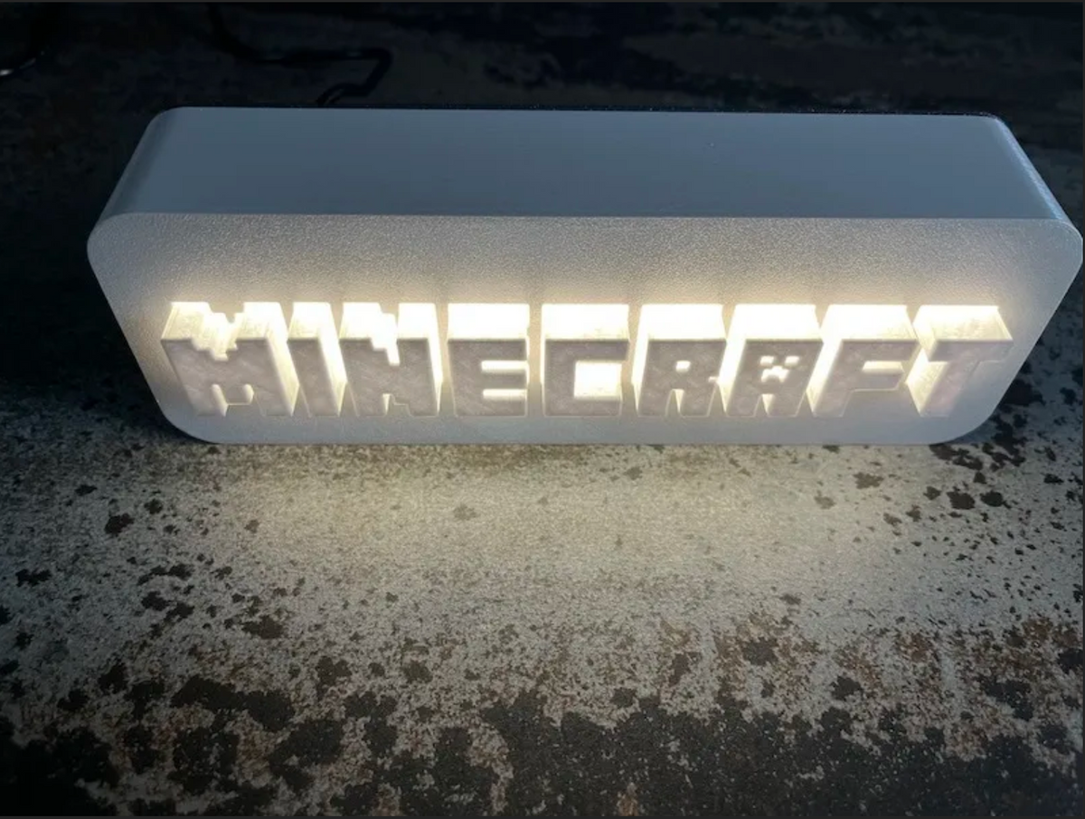  Minecraft LED Φωτιστικό
