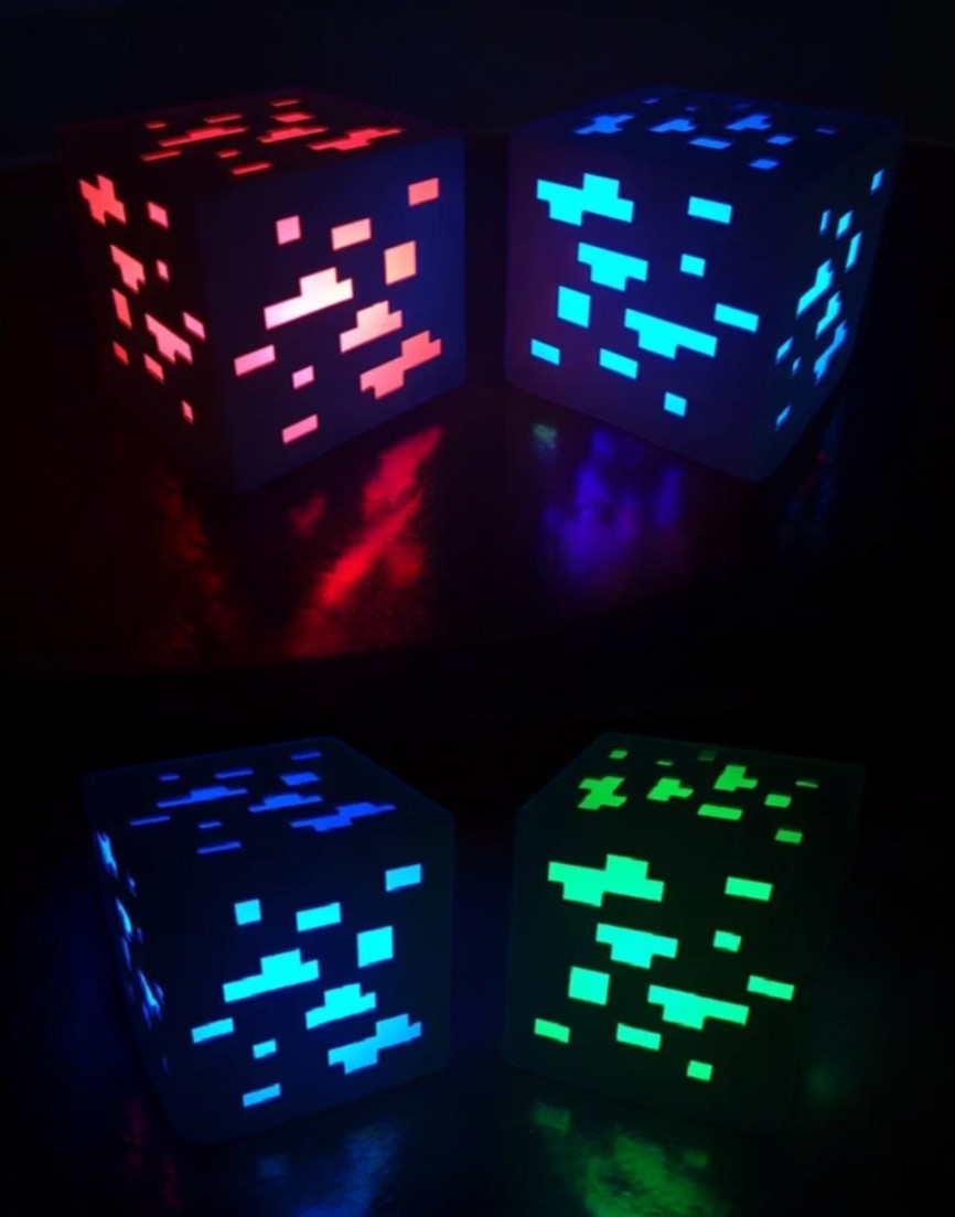 Minecraft Ore Block  Lamp